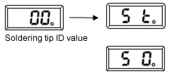 Turning off the barcode-driven tip temperature correction function and using the offset function