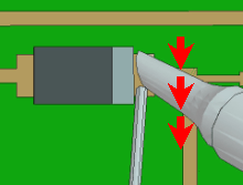 Use it for soldering chip part.