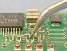 Use it for soldering tiny chip parts such as 0603.