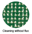 Cleaning without flux