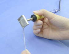 The tip before soldering